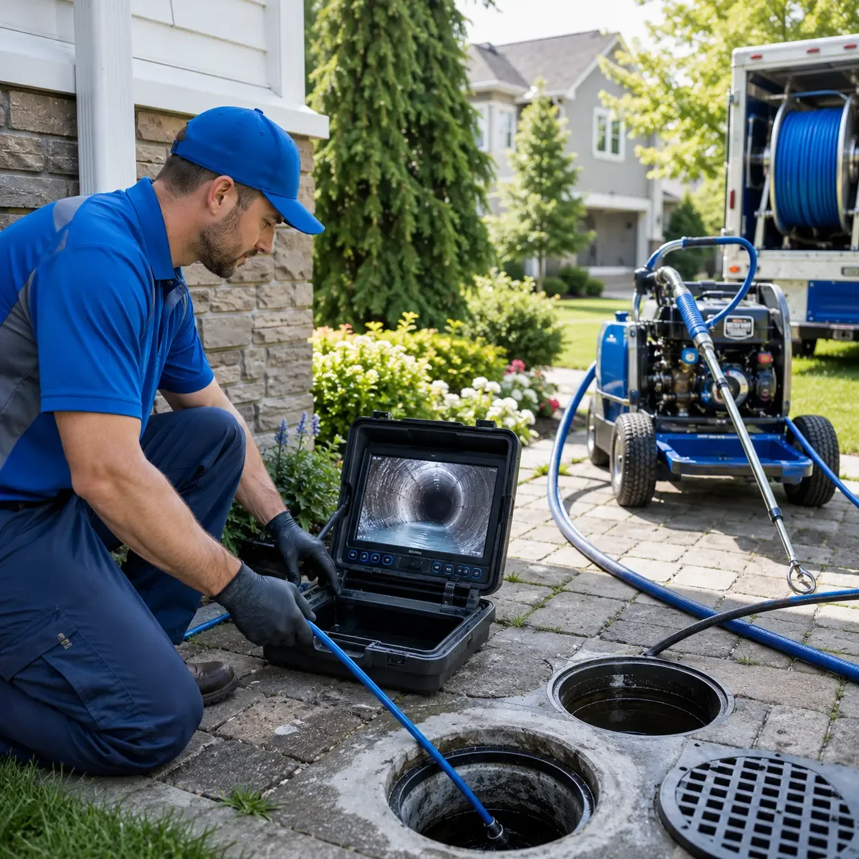 Outdoor drain cleaning professionals serving Comanche, TX